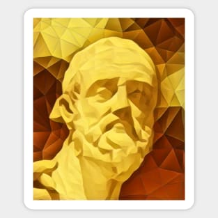 Polybius Golden Portrait | Polybius Artwork 9 Sticker